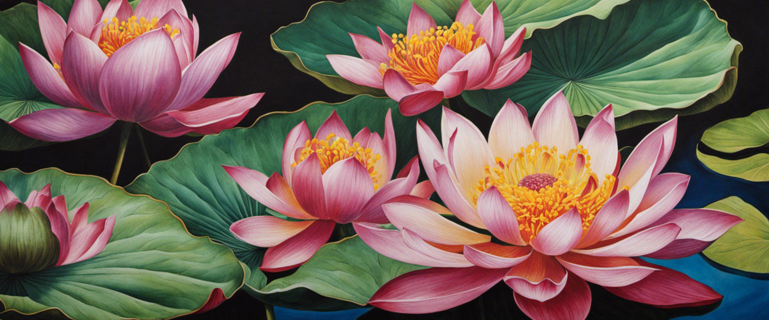 An image showcasing the intricate beauty of a blooming lotus, adorned with vibrant petals and delicate stamens, evoking a sense of tranquility and mystery, perfectly capturing the enigmatic cultural symbolism it represents