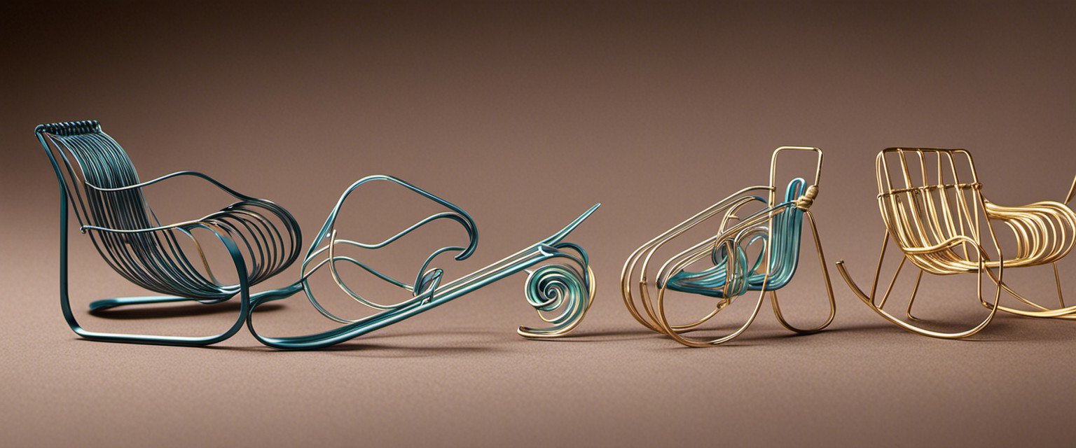 An image capturing the evolution of paper clips throughout history, showcasing intricate designs, from the simple bent wire to the modern-day, sleek and streamlined versions