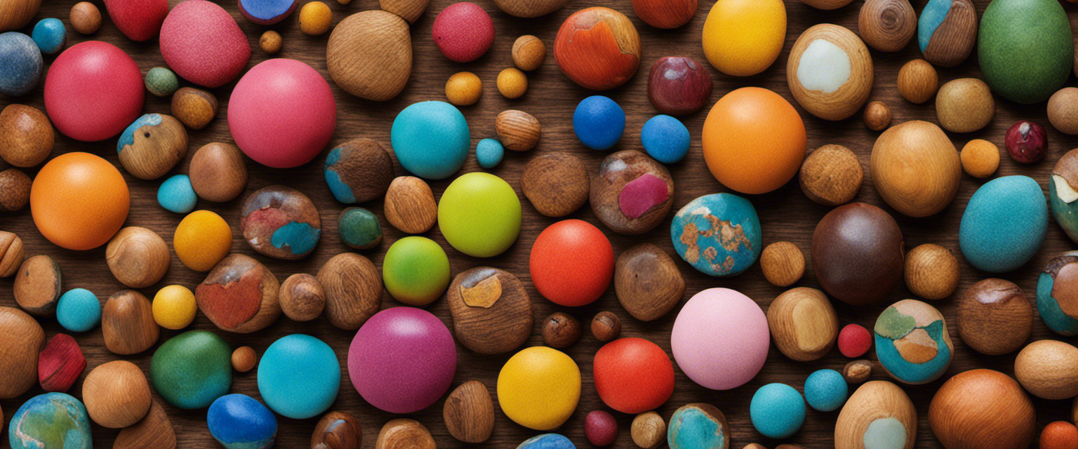 An image showcasing a worn-out wooden desk adorned with a myriad of multicolored gum blobs, each with its own unique shape and texture, symbolizing the intriguing but ultimately useless knowledge surrounding the origins of this peculiar habit