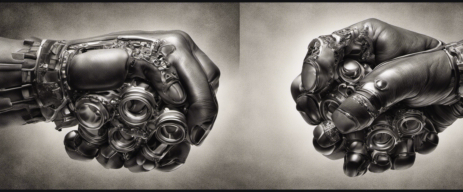 An image depicting a hand with knuckles in various stages of cracking, capturing the intricate mechanics of the process