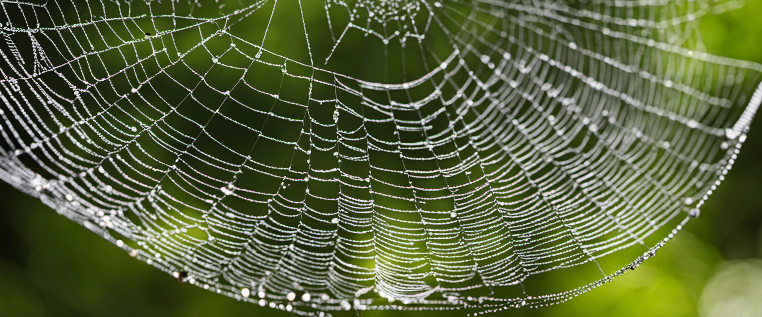 An image capturing the mesmerizing complexity of spider webs worldwide
