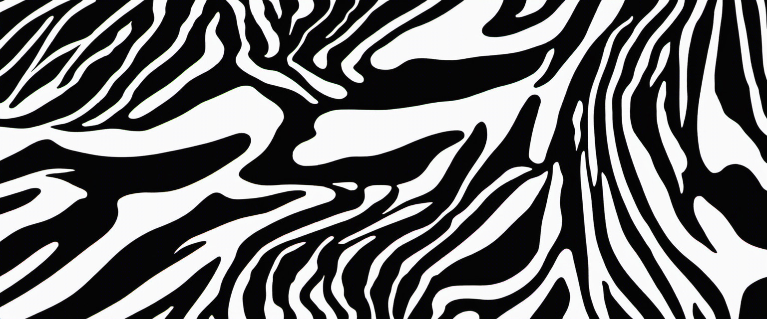 An image that showcases the intricate and mesmerizing zebra stripe patterns up close, highlighting the intricate interplay of black and white lines, inviting readers to explore the realm of useless but fascinating knowledge